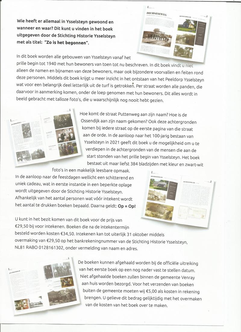 Beschrijving van het boek: zo is het begonnen.